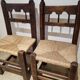 Paire de chaises rustiques XIXe