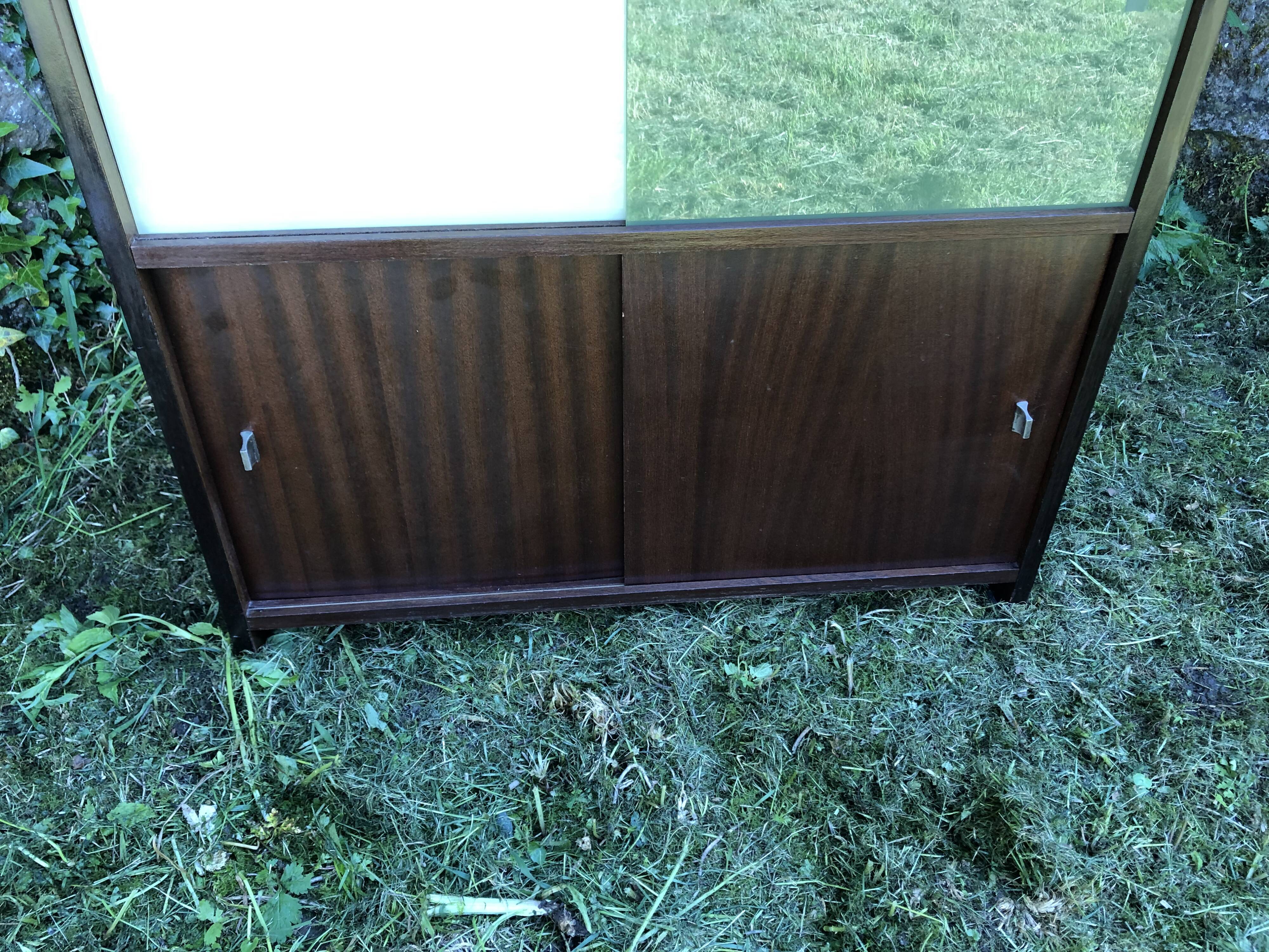 Furniture style Oscar storage showcase vintage library 70s