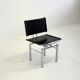 Black leather 8600 chair for Kusch & Co by Hans Ulrich Bitsch