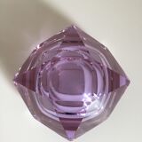 Sommerso cup by Flavio Poli glass from Murano, Italy, 1960