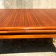 Extendable dining table with vintage 60s teak extensions