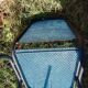 Chaise métal ajourées