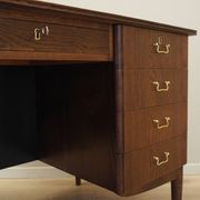 Oak desk, Danish design, 1970s, production: Denmark
