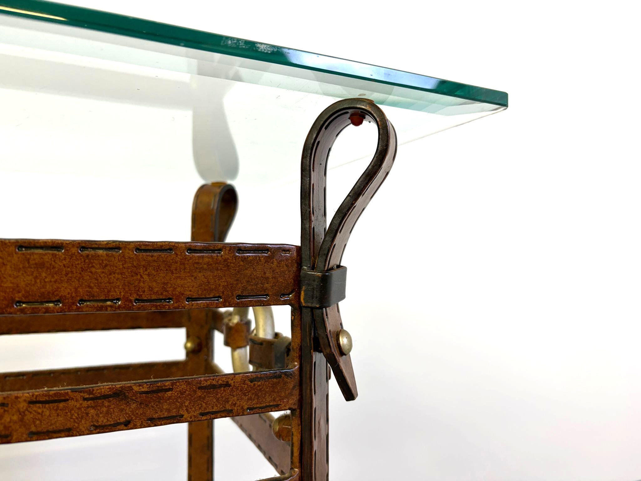 Console de style Hermès, années 1970