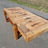 Vintage coffee table by Roger Capron, herbarium model
