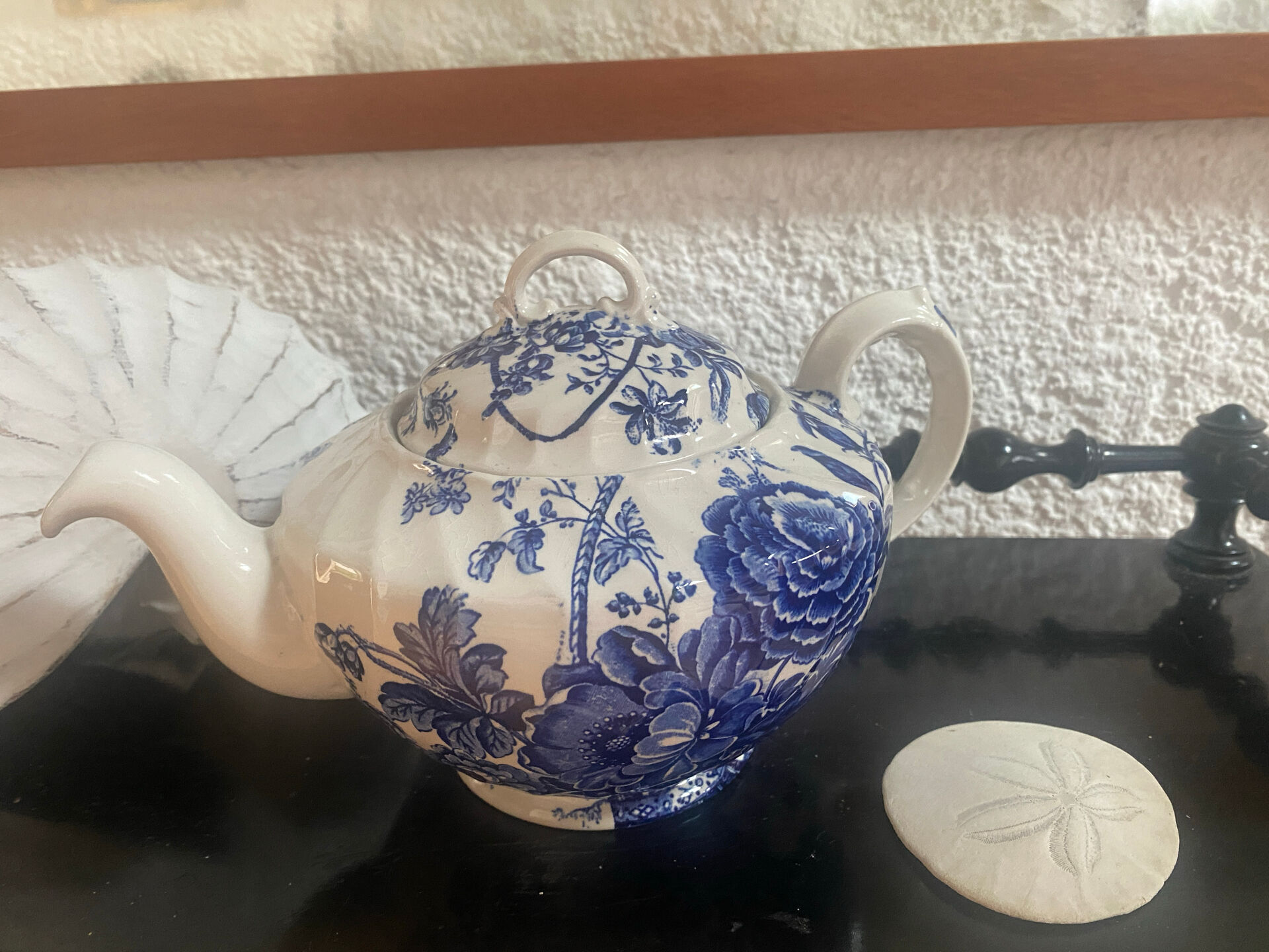 Théière en ironstone Royal Crownford Burleigh