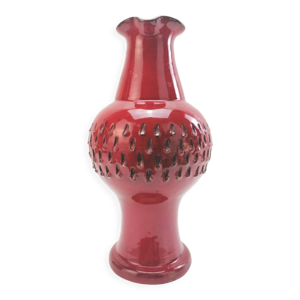Vase pichet émaillé - rouge