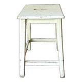 Water green wooden stool