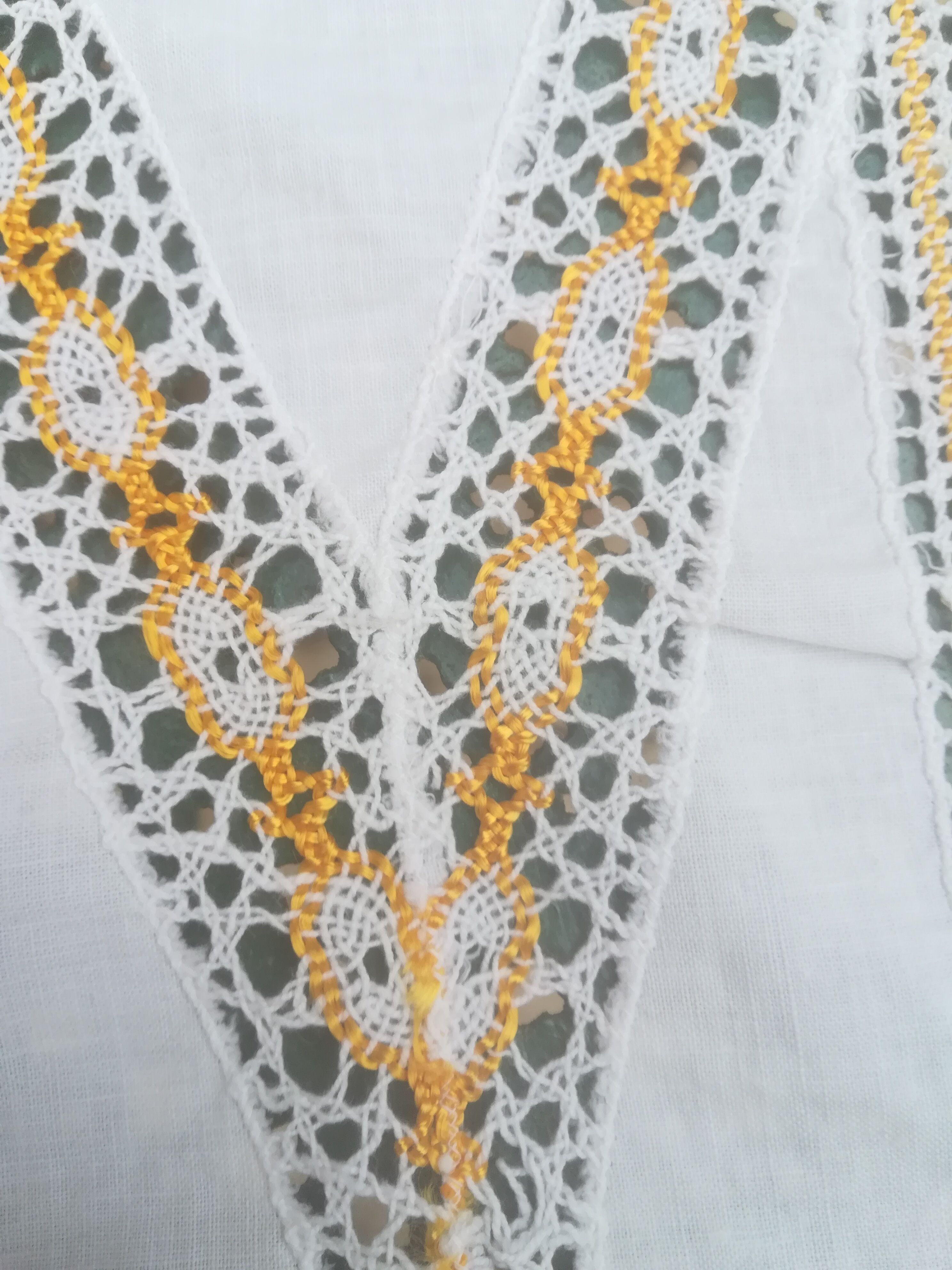 Tablecloth - hand embroidered table runner