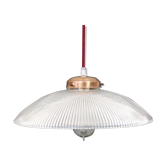 Suspension old striated glass