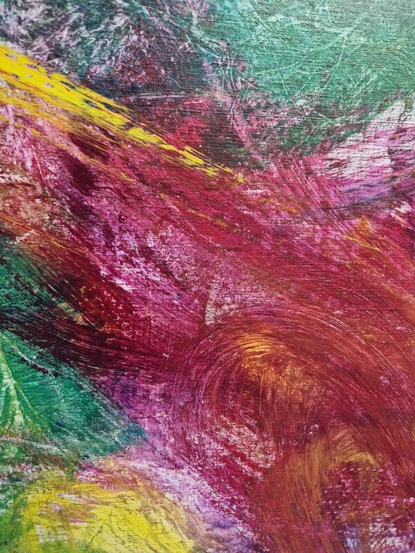 Jean Messagier (1920-1999) - Oil on canvas - Bud rifle