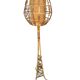 1950s Rattan Floor Lamp in the Style of Louis Sognot, France