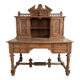 Antique tiered desk in solid oak