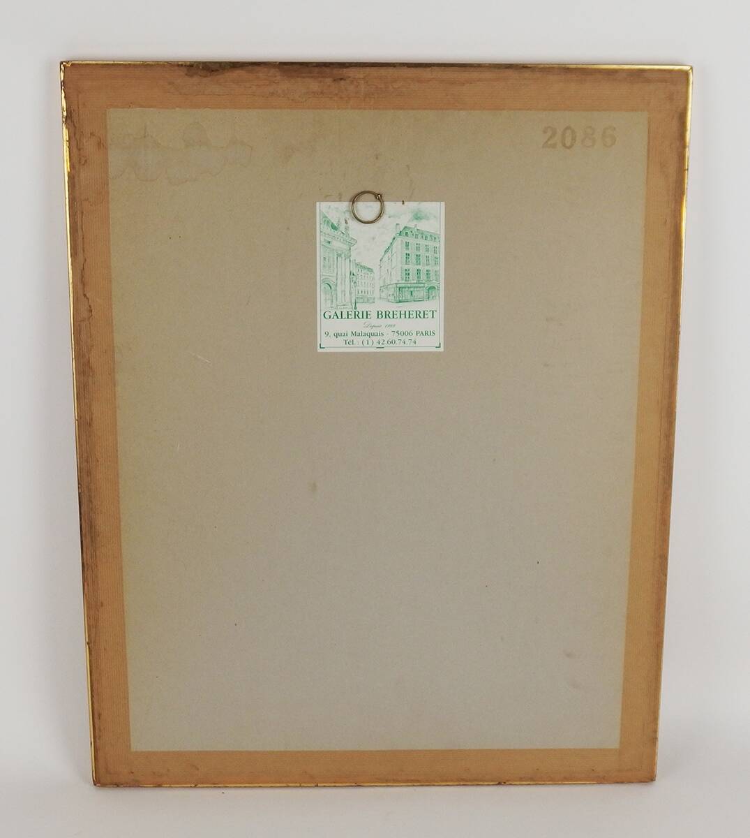 "La Roque Alric" watercolor on paper by Gabriel Kissling