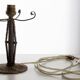 Petit pied de lampe art début XXe siècle