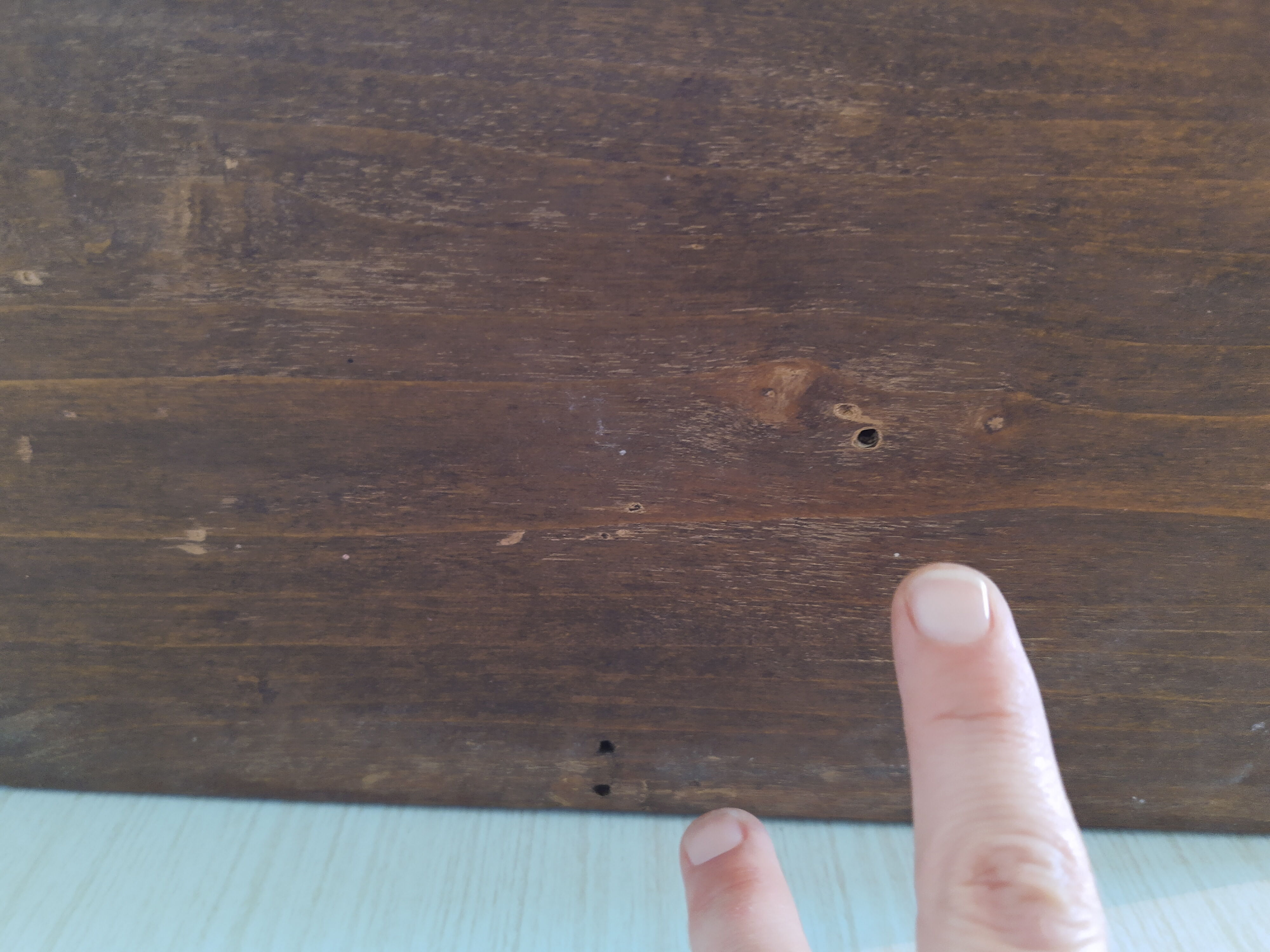 Vintage wood medicine cabinet