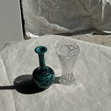 Petit vase en verre évasé classique