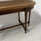 Louis XVI style bed end in beech wood, 20th century.