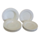 Set of italian ceramic plates fruit model