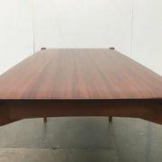 Mid-Century German coffee table series 400 in teak by Hartmut Lohmeyer for Wilkhahn, 1950s.