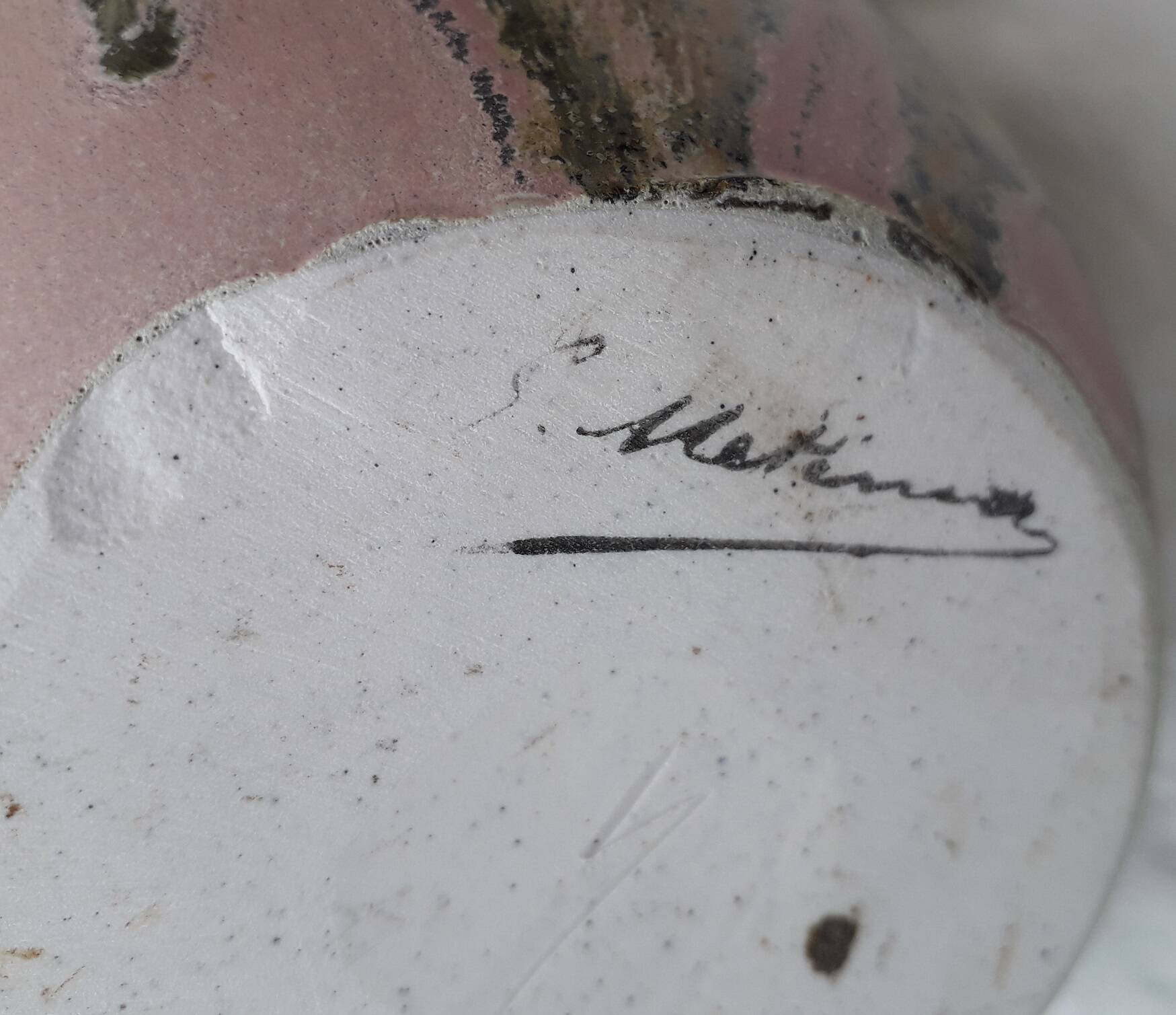 Metenier stoneware vase