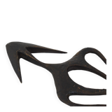 Carl Auböck Wall Sculpture Handmade Napoleon #4271, Brass, Austria