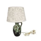 Jasba keramiek - West Germany - Fat Lava - druipglazuur - tafellamp - 70's