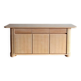 Post Modern design  sideboard credenza by Roberti Rattan
