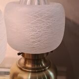 2 lampes de chevets 1960