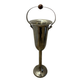 Art Deco champagne cooler on stand, silver plated, 1920s