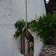 Hanging space age stainless steel
