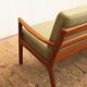 Mid-century modern teak sofa, senator series by Ole Wanscher for Cado