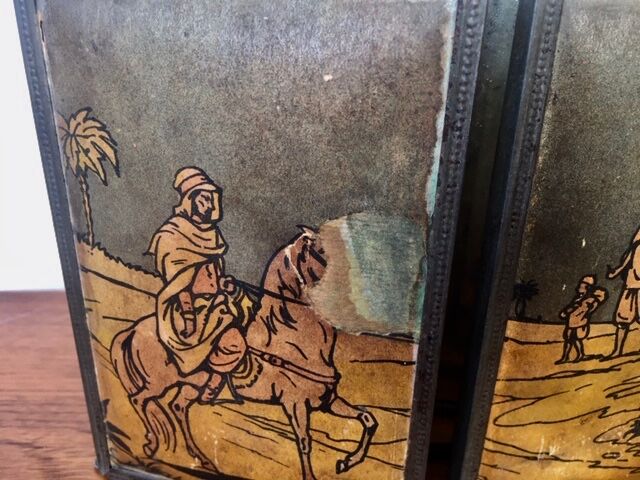 Ancient triptych mirror, 1900s