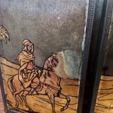 Miroir triptyque avec illustrations 1900