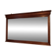 Large wall mirror in Louis-Philippe style made of solid wood.