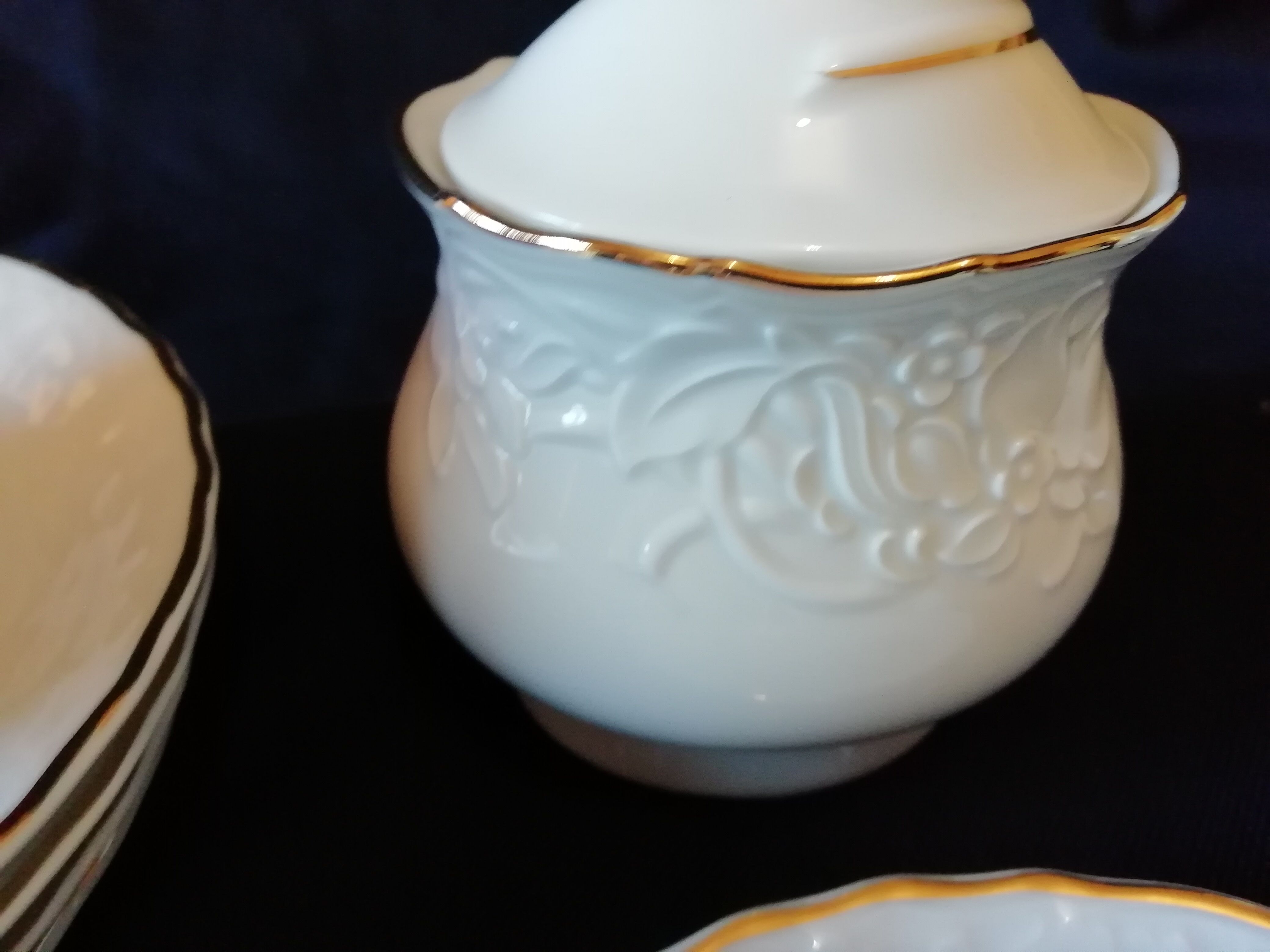 MITTERTEICH Bavaria. Service a café 12 people porcelain signed