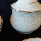 Service a café 12 pers Mitterteich Bavaria en porcelaine signée