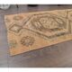 1970s Turkish Oushak wool runner rug 76x337