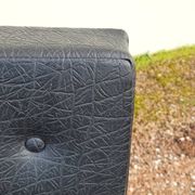 Paire de chaises en skaï design chromé - 1950s