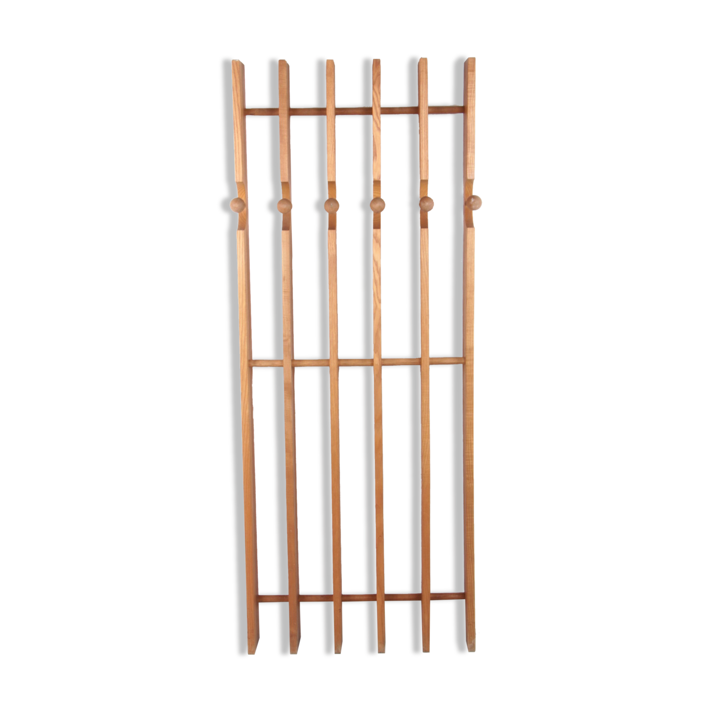 Porte-manteau Arspect-Spectrum édition rare 1970 Essen bois Pays-Bas