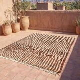 Handmade artisanal Berber rug 3x2 m