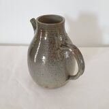 Ceramic pitcher signed Alain Prudhomme 19cm