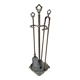 Fireplace accessories and its bronze support