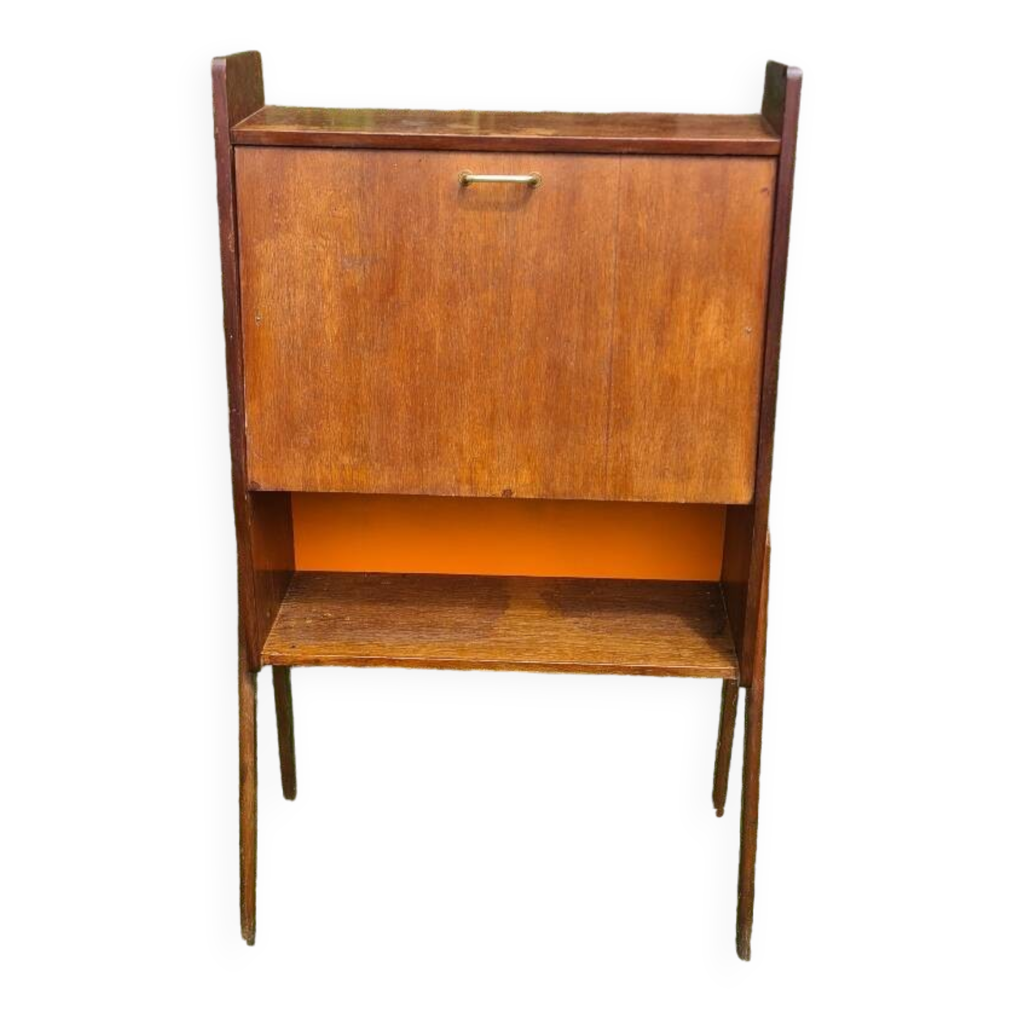 Small drop-leaf secretary and chair