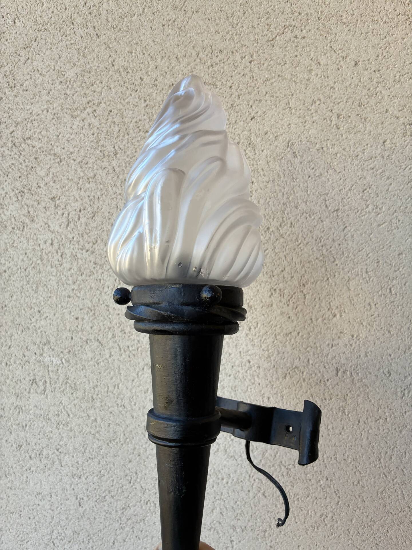Torch wall light