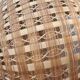 Suspension ball in rattan straw