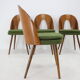 4 chaises d'Antonin Suman, Tchécoslovaquie, 1960