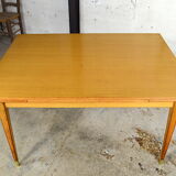Table pierrette oak clear vintage 1960