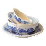 3 Sarreguemines Romantic model serving dishes