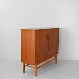 Scandinavian teak highboard